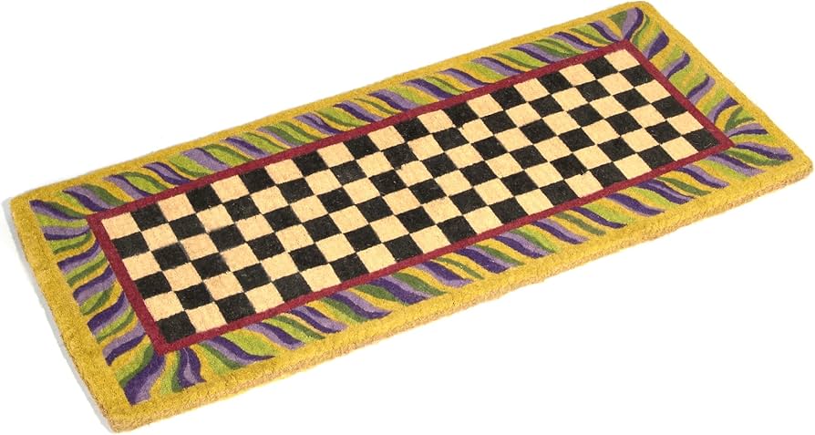 Amazon.com: MACKENZIE-CHILDS Double-Door Entrance Mat, Decorative